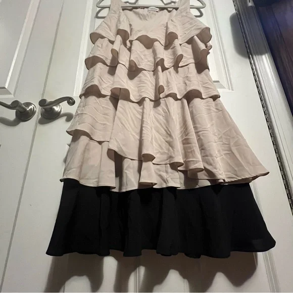 Calvin Klein Tiered Ruffle Dress - Picture 6 of 7